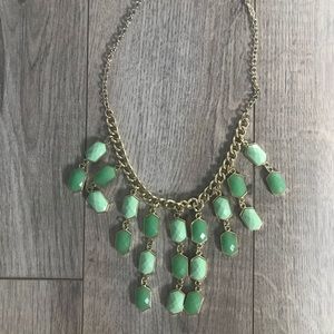 Teal necklace